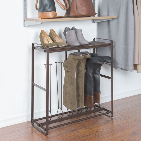 Tilt Out Stackable Tall Boot Rack Bronze, , alternate image number null