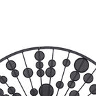Black Glam Metal Wall Clock, , on-hover image number null