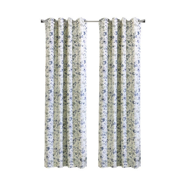 Flora Blackout Grommet Curtain Panel, , on-hover image number 1