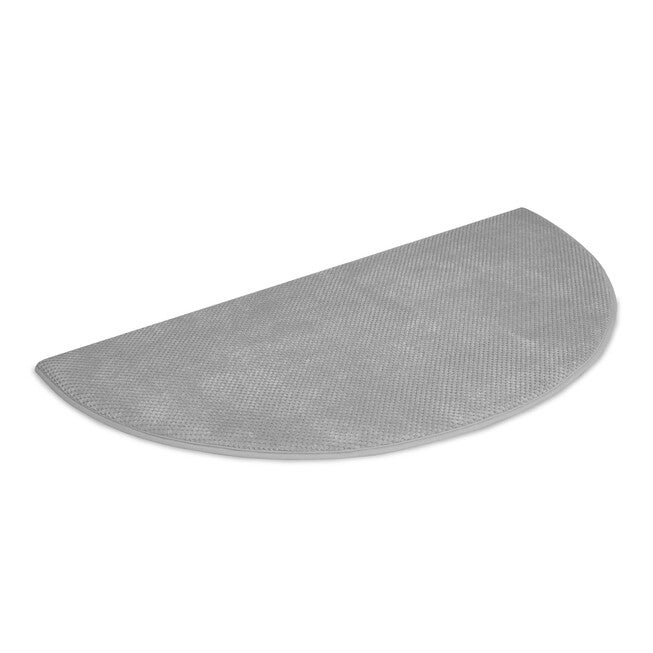 SensorPEDIC 40 inches Half Round Memory Foam Bath Mat, GREY, hi-res image number null