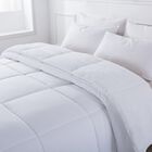 Cozy Down Alternative Reversible Comforter, White, , alternate image number 5