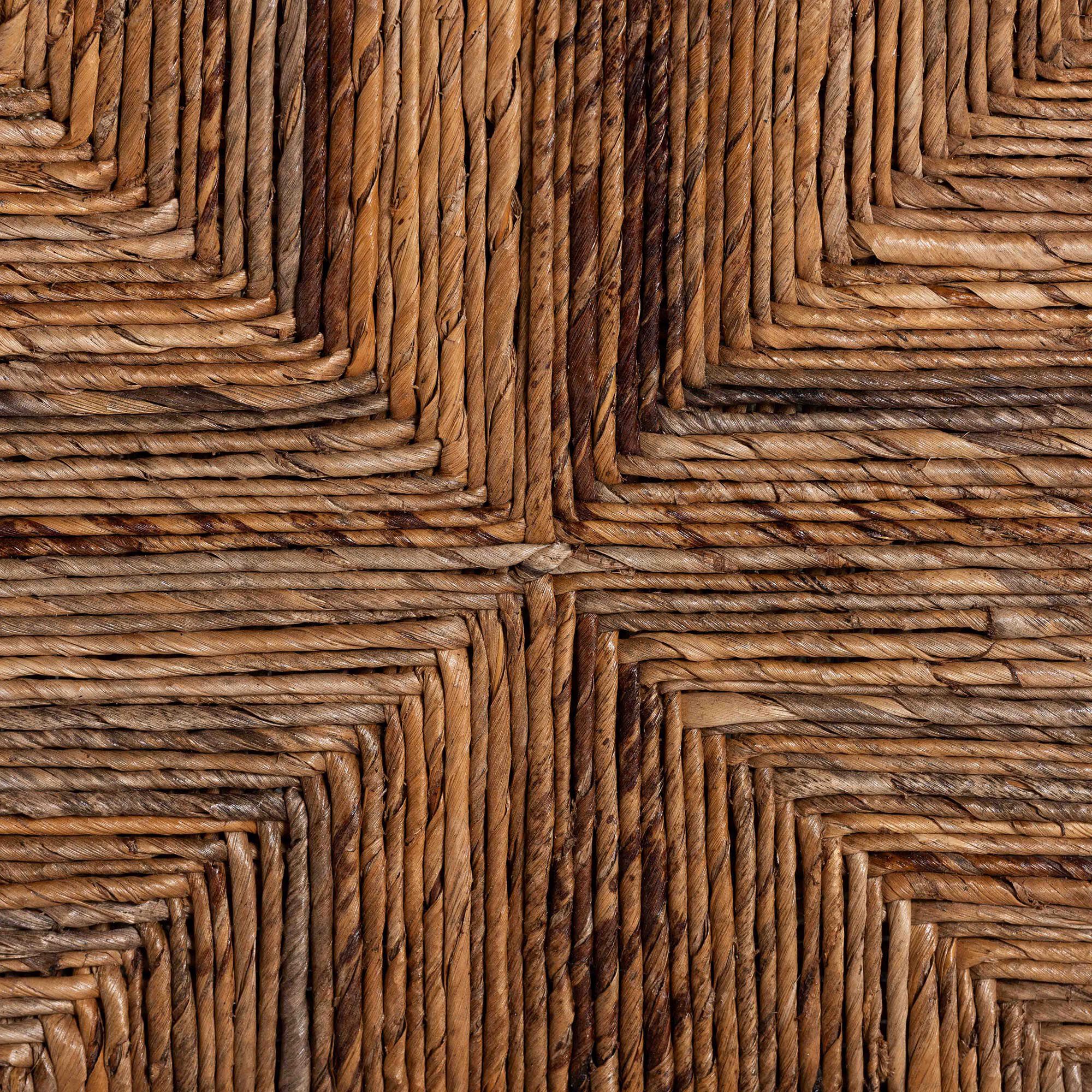 Cordoba Bohemian Natural Seagrass and Mahogany Wood 2-Piece Dining Chair, NATURAL, alternate image number 6