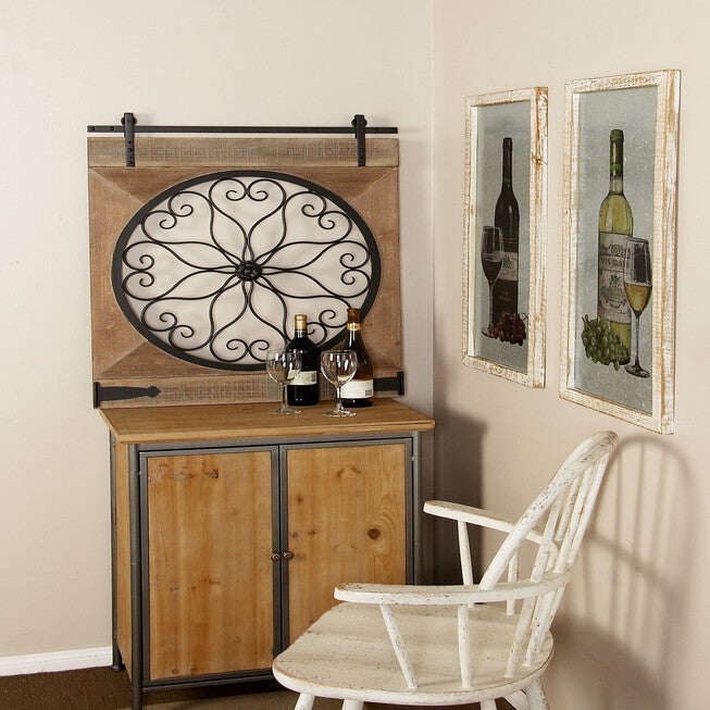 Brown Rustic Ornamental Wood Wall Décor, , alternate image number 6