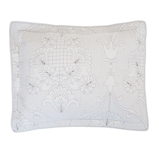 Bernadette Embroidered Sham, Bernadette Embroidered Sham,