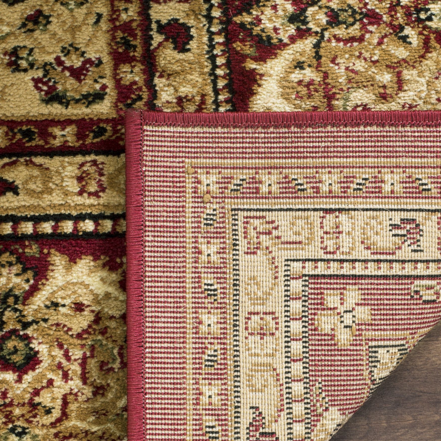 Lyndhurst 221 Multi / Red 2'-3 inches X 20' Runner Rug, , alternate image number 3