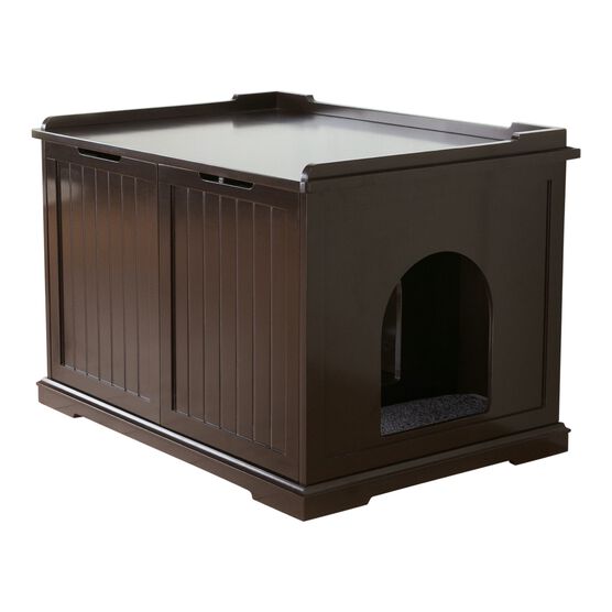XL Wooden Litter Box Enclosure, ESPRESSO BROWN, hi-res image number null