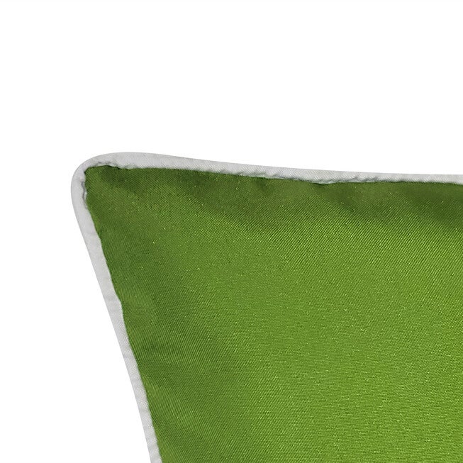 Edie @ Home Indoor/Outdoor Arabasque Embroidered Decorative Throw Pillow 12X18, Black, , alternate image number 3