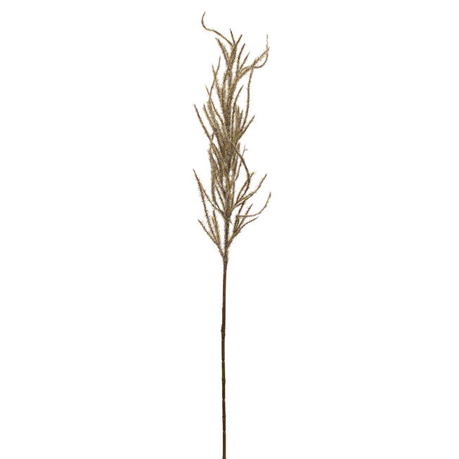 Flocked Beige Pampas Grass Spray (Set Of 4), BROWN, hi-res image number 0