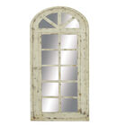 White Vintage Wood Floor Mirror, WHITE, hi-res image number null