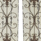 Set Of 2 White Wood Rustic Wall Décor, , alternate image number null