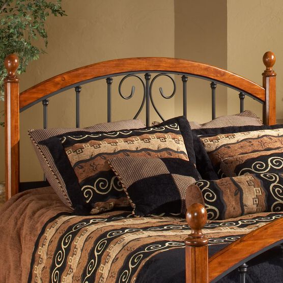 King Headboard with Headboard Frame, 71½'x77'x54¼', ANTIQUE BRONZE King Headboard with Headboard Frame, 71½'x77'x54¼', ANTIQUE BRONZE