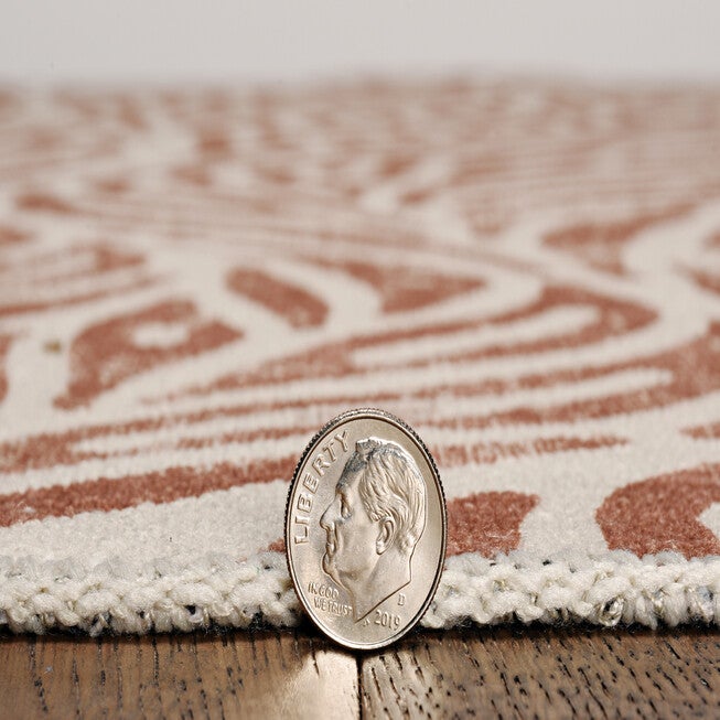 Washable Leona Ivory/Rust Rug, , alternate image number null