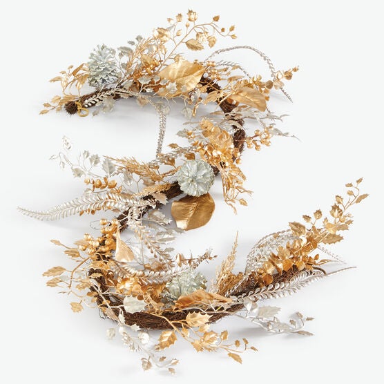 Gold & Silver Garland, GOLD SILVER Gold & Silver Garland, GOLD SILVER