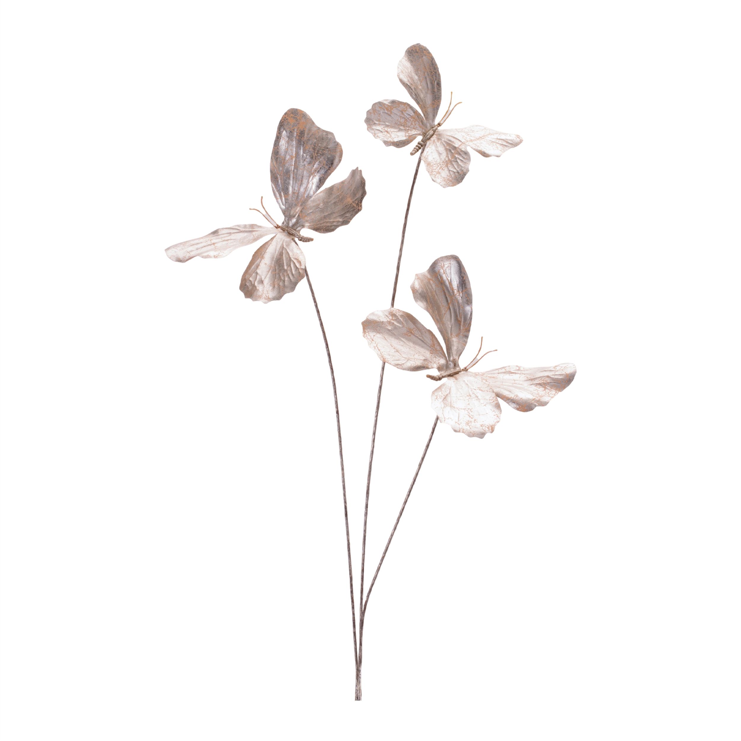 Metallic Butterfly Spray (Set of 6), TAN, hi-res image number 0