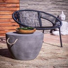 Black Metal Contemporary Outdoor Chair, , alternate image number null