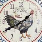 Set Of 2 Black Metal Farmhouse Wall Clock, , alternate image number null