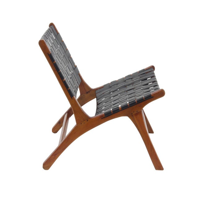Black Mahogany Contemporary Accent Chair Accent Chair, , alternate image number null