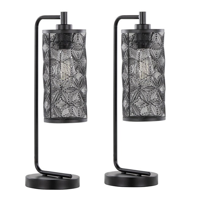 Gwen 18 inches Metal Task Lamp - Set Of 2, , on-hover image number 1