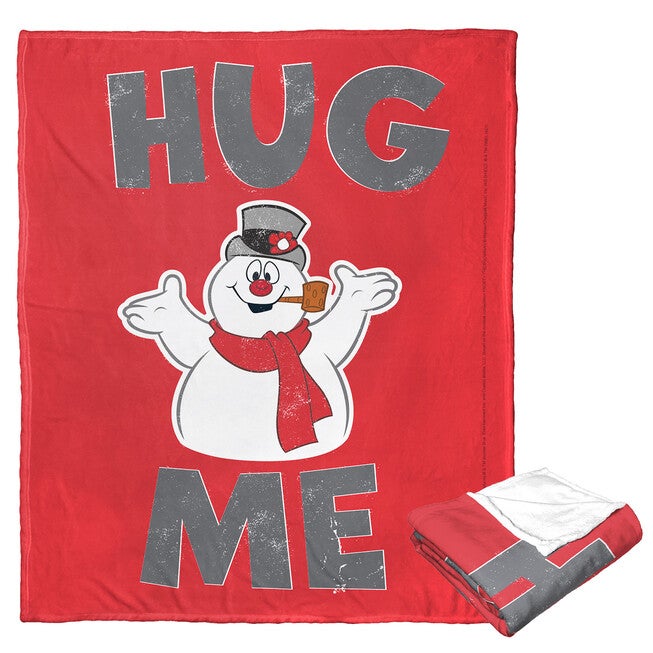 Frosty The Snowman Hug Me Silk Touch Throw Blanket, O, hi-res image number null