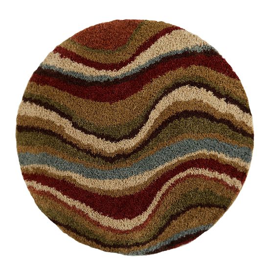 Wave Round Shag Rug, Wave Round Shag Rug,