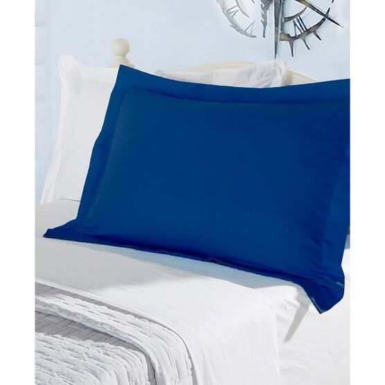 Luxury Hotel Kids Tailored 14" Drop Cobalt Blue Bed Skirt, , on-hover image number null