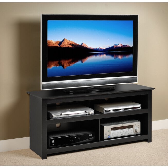 Vasari Flat Panel Plasma/LCD TV Console, Black, BLACK, hi-res image number null