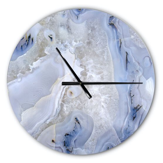 Agate Stone Modern Wall Clock, , alternate image number null