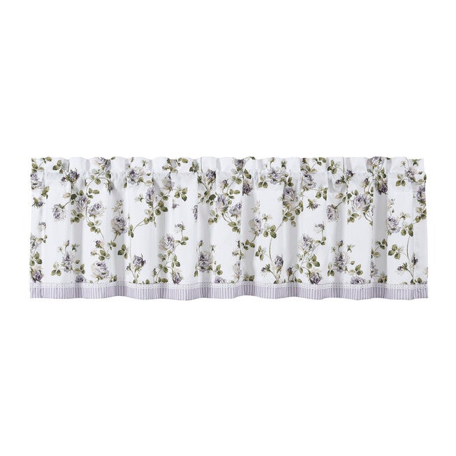 Rosemary Lilac Window Straight Valance, LILAC, alternate image number 1