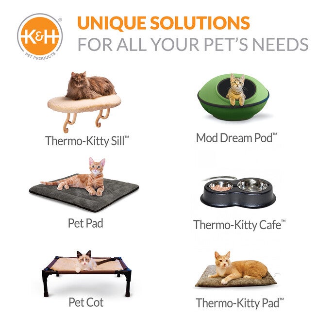 Heated Thermo- Kitty Cat Bed, , alternate image number null