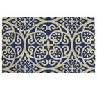 Blue Tunisia Scroll Doormat Floor Coverings, BLUE, hi-res image number null