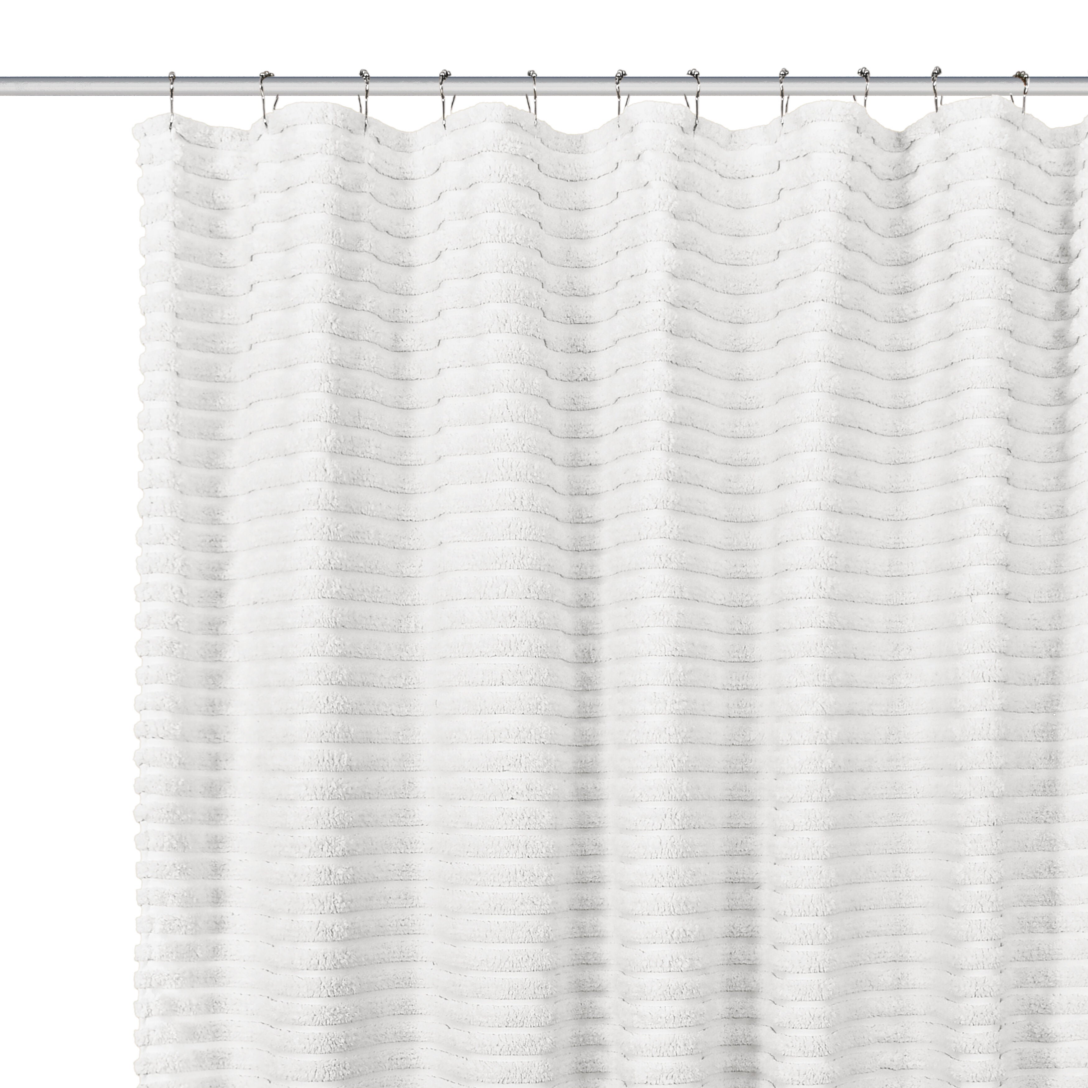 DARBY SHOWER CURTAIN, INDIGO, alternate image number 2