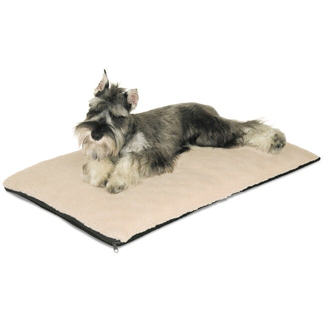 Ortho Heated Thermo Fleece Pet Bed, CREAM, hi-res image number 0
