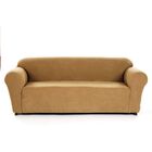 Embossed Stretch 1-Pc. Slipcover , CAPPUCCINO, hi-res image number null