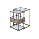 2Pc Pk Nesting Tables Set, ANTIQUE BRASS, hi-res image number null