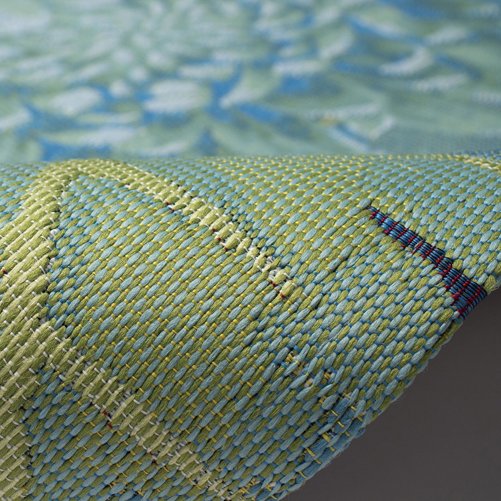 Liora Manne Marina Mum Indoor/Outdoor Area Rug Blue 7 feet 10 inches x 9 feet 10 inches, , alternate image number 8