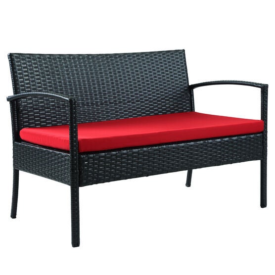 Saint Birch Savannah 4 Piece Rattan Sofa Seating Group With Cushions Seating, , alternate image number null
