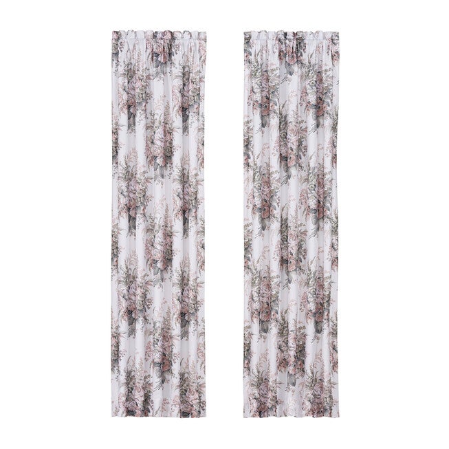 Estelle Blush 84 Inch Window Panel Pair, BLUSH, alternate image number null