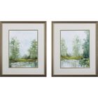Jade Forest Framed Wall Décor, Set Of 2, , on-hover image number null