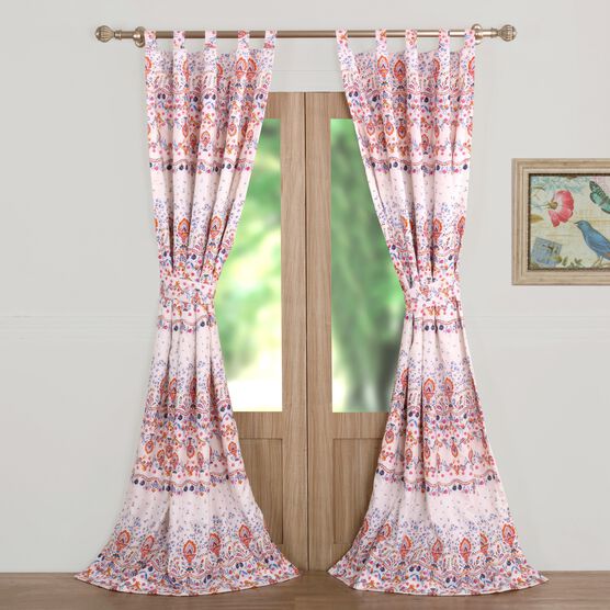 Amber Curtain Panel Pair , MULTI, hi-res image number null