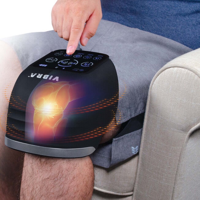 3-in-1 Vibra™ Knee Massager, BLACK, hi-res image number 0