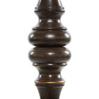 Set Of 3 Brown Polystone Traditional Floor Lamp, , alternate image number null