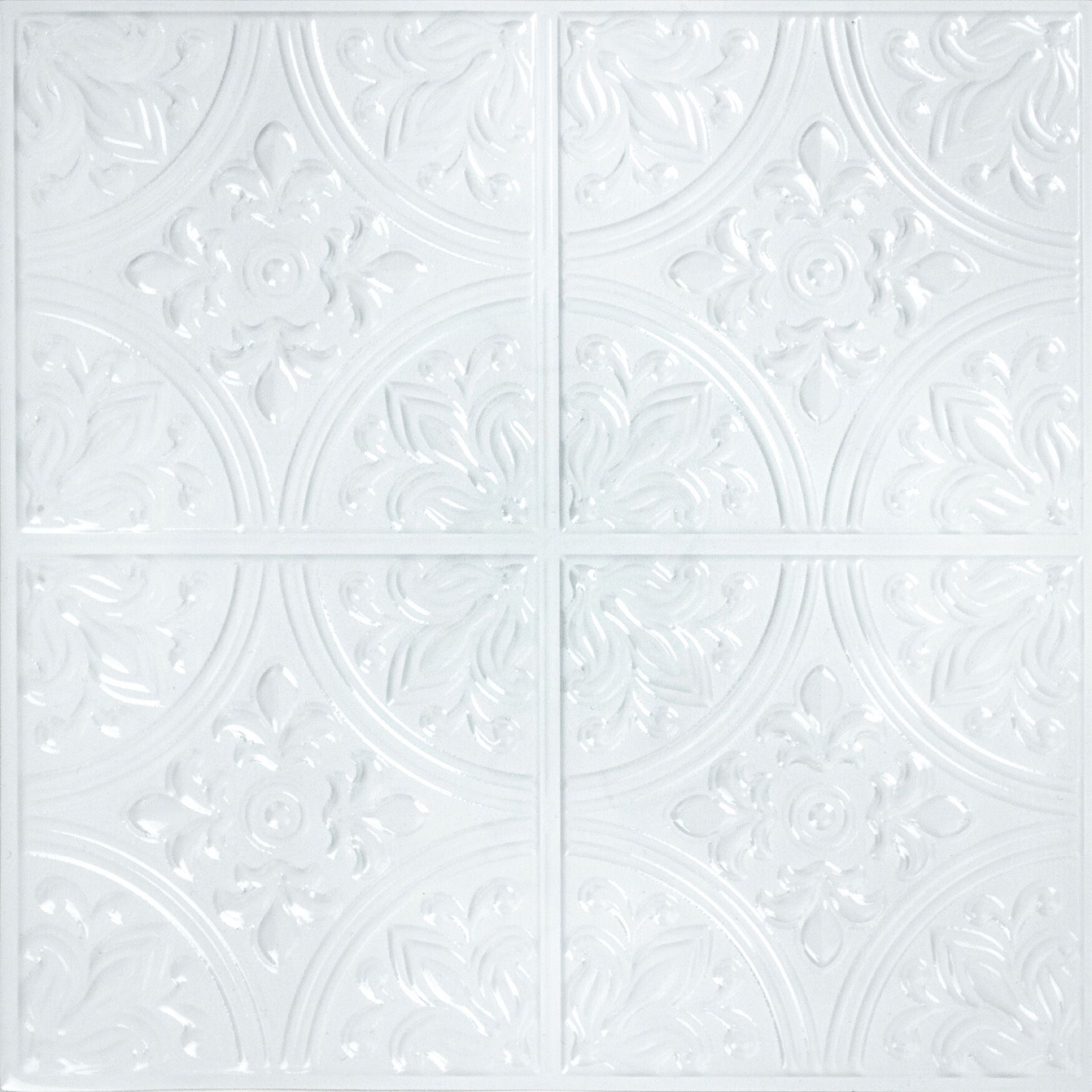 Affordable Peel And Stick Tile Backsplash, Bright White Brylane Home