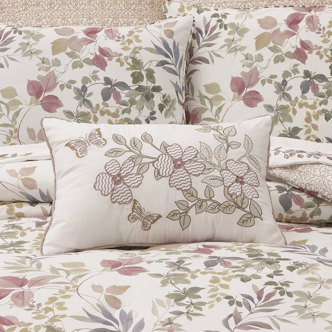 Rosewood Boudoir Decorative Throw Pillow, ROSE, alternate image number null