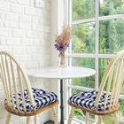 Buffalo Check Tufted Chair Seat Cushions Set of Two, , alternate image number null