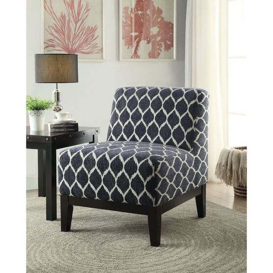 Accent Chair Seating, DARK BLUE CHENILLE, hi-res image number null