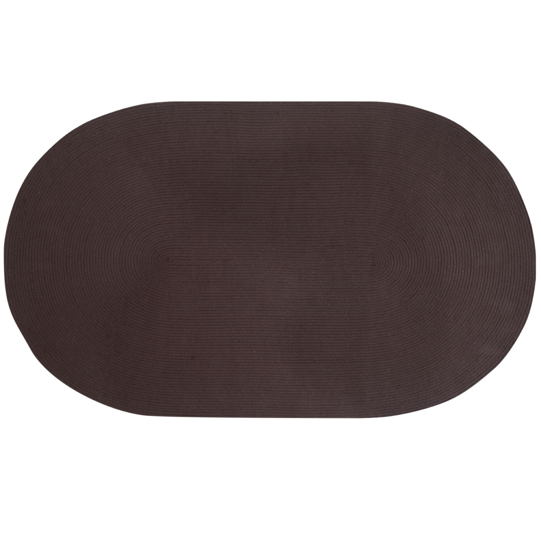 Alpine Braid Collection Reversible Indoor Area Rug, 60" x 96" Oval in Better Trends