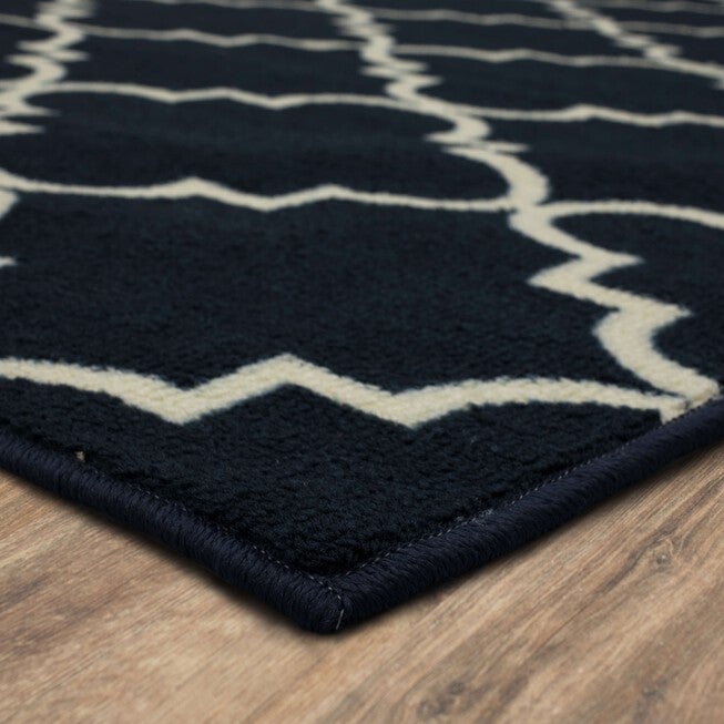 Fancy Trellis Navy 6' X 9', , on-hover image number null