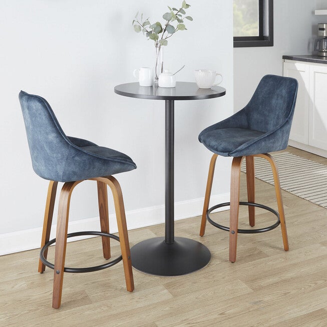 Diana 24 inches Fixed-Height Counter Stool - Set Of 2, , alternate image number null