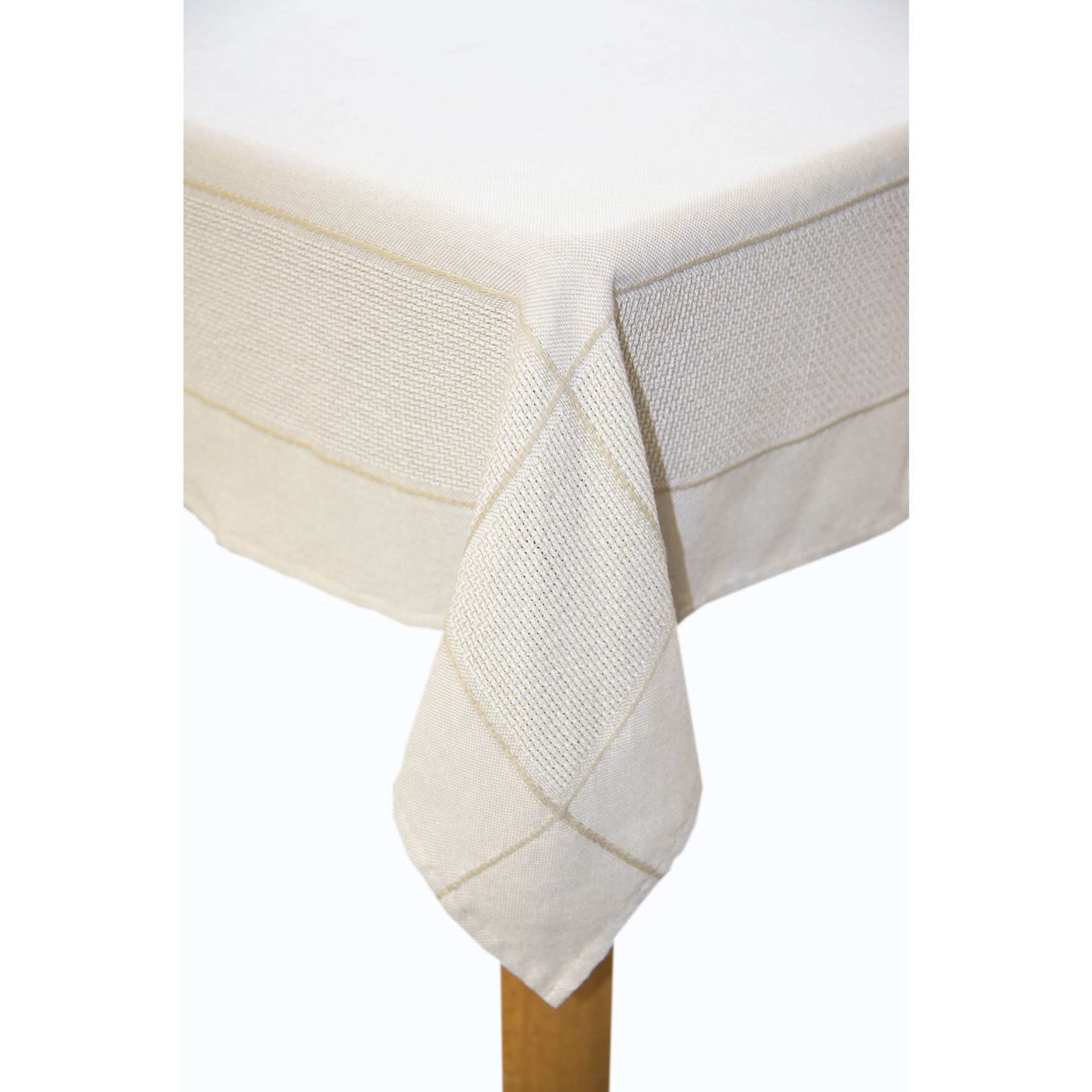 CARLISLE TABLECLOTHS, TAUPE, hi-res image number 0