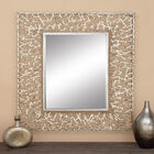 Silver Industrial Metal Wall Mirror, , alternate image number null